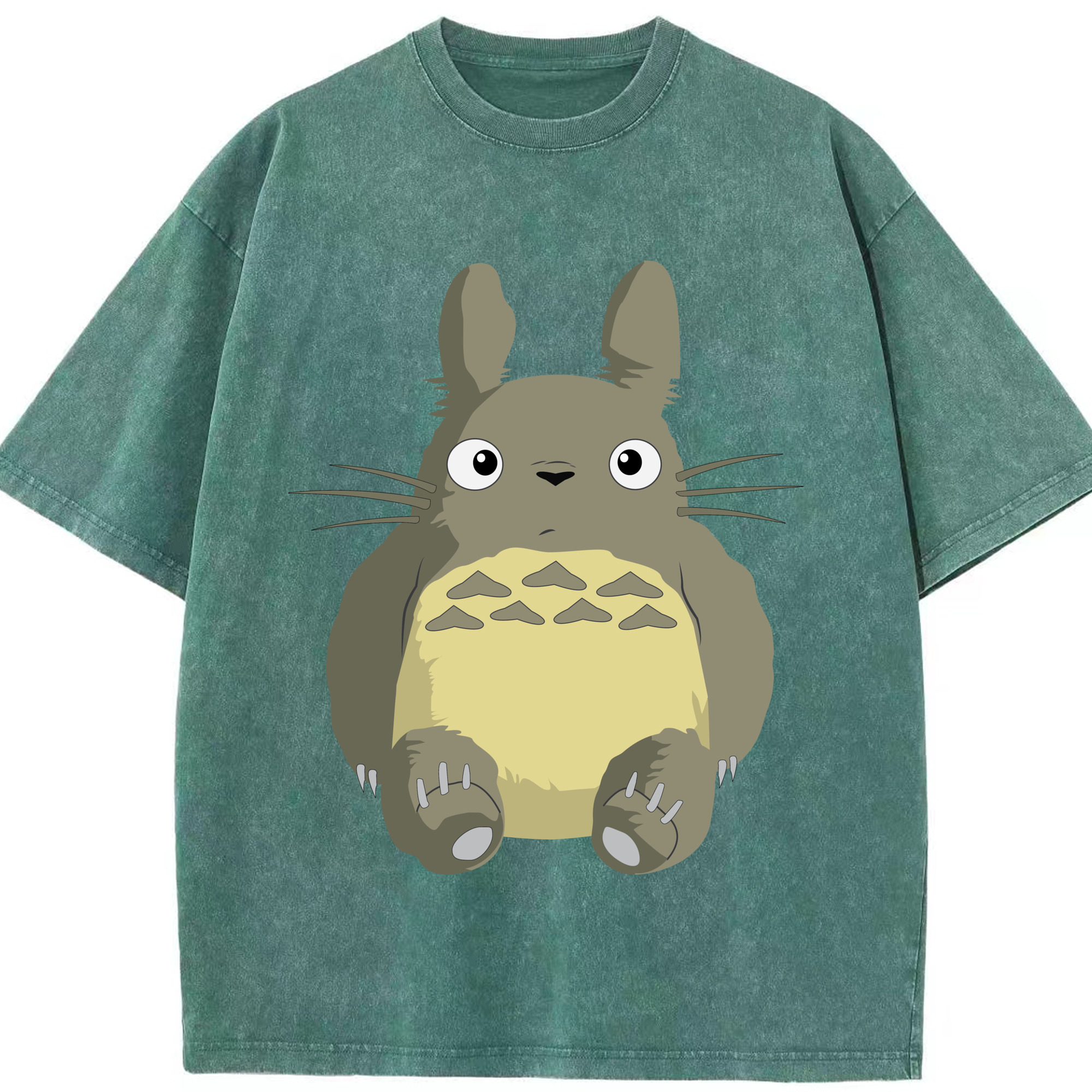 （画像用） となりのトトロ 草壁メイ 草壁サツキ My Neighbor Totoro Satsuki Kusakabe Mei Kusakabe 綿100% ヴィンテージ風 半袖Tシャツ（フロントプリント）
